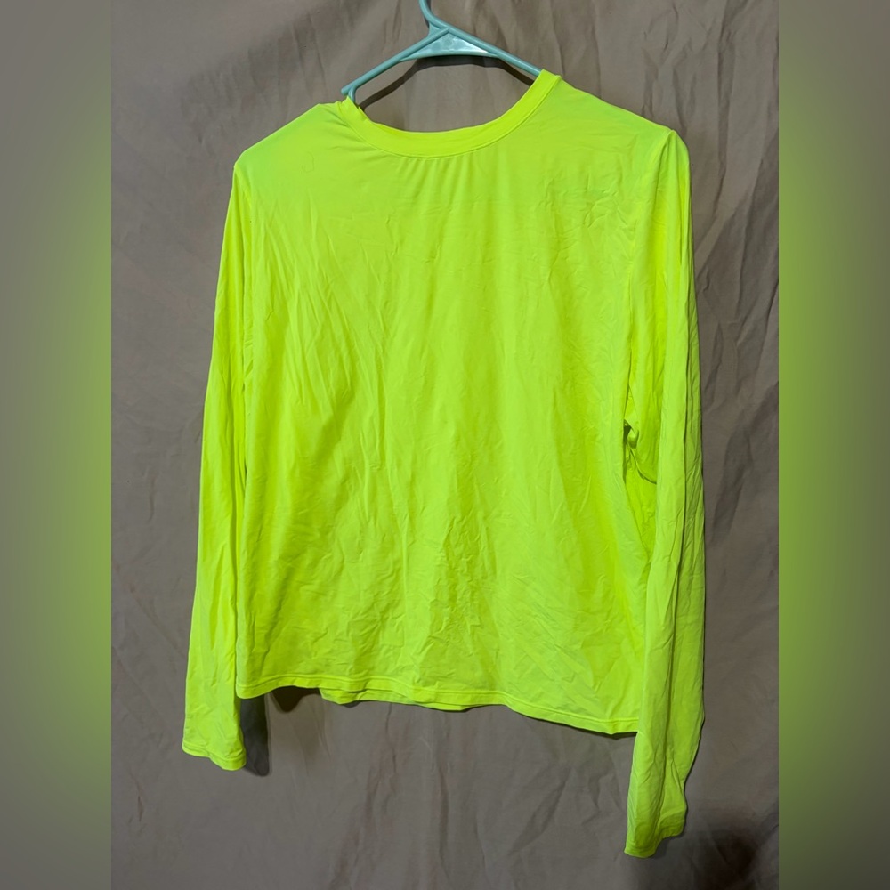 Skims neon yellow long sleeve